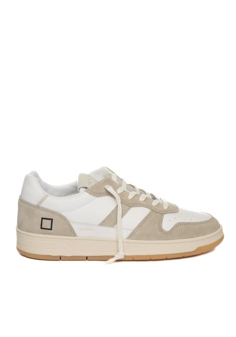 Sneaker court vintage bianco/beige D.A.T.E. | COURT UVINTAGE-WHI/BEIGE